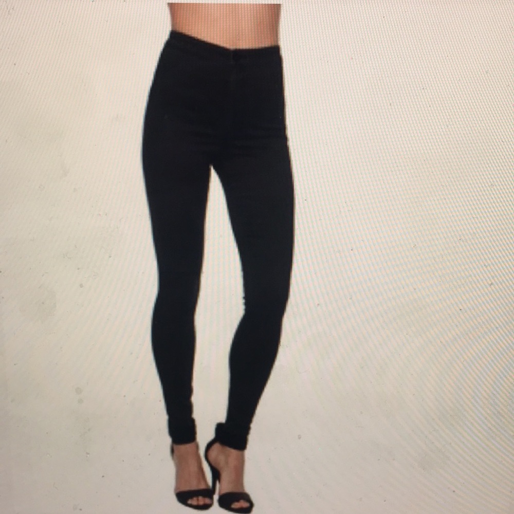 Bullhead Uber High Rise Skinniest Black Jean